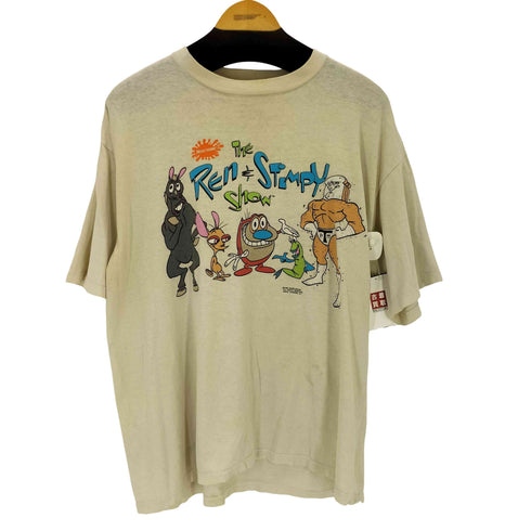 ベルトン BELTON 90s USA製 両面キャラクタープリントS/Sカットソー メンズ XL