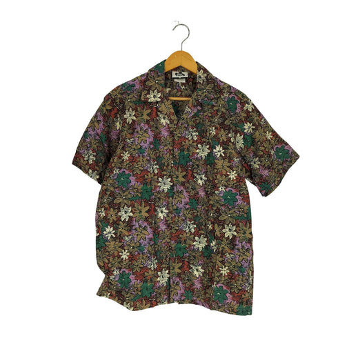 Hilo Hattie 90s ハワイ USA製 花柄アロハシャツ メンズ import:M