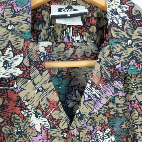 Hilo Hattie 90s ハワイ USA製 花柄アロハシャツ メンズ import:M
