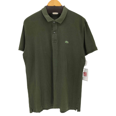 ラコステ LACOSTE SLIM FIT ワンポイントロゴ 鹿の子ポロシャツ メンズ 7