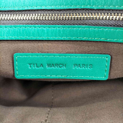 ティラマーチ TILA MARCH 2WAY レザーハンドバッグ レディース