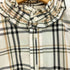 ポロラルフローレン POLO RALPH LAUREN Relaxed Fit Plaid Puff-Sleeve Shirt 現行タグ チェック フリルカラー 七分袖 パフスリーブシャツ レディース US:0-2