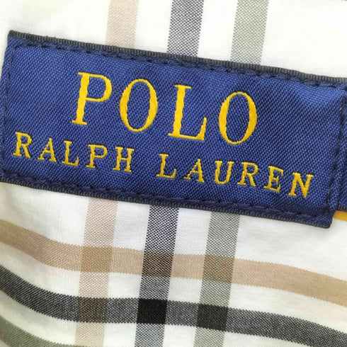 ポロラルフローレン POLO RALPH LAUREN Relaxed Fit Plaid Puff-Sleeve Shirt 現行タグ チェック フリルカラー 七分袖 パフスリーブシャツ レディース US:0-2