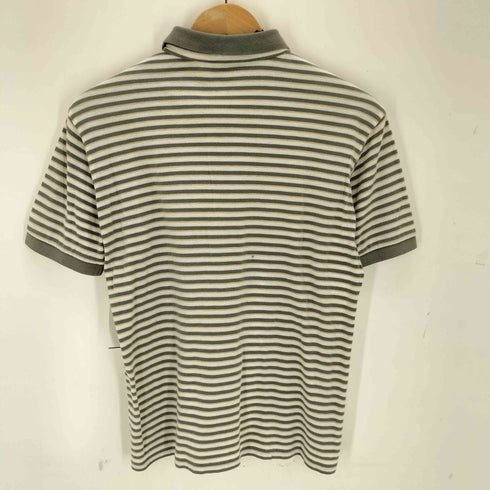 バーバリーロンドン BURBERRY LONDON ワンポケットS/Sボーダーポロシャツ メンズ M