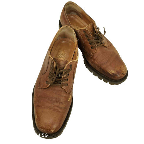 サルヴァトーレフェラガモ Salvatore Ferragamo MADE IN ITALY イタリア製 外羽根 プレーントゥ レザー ドレス シューズ ガムソール メンズ 7 2E