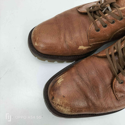 サルヴァトーレフェラガモ Salvatore Ferragamo MADE IN ITALY イタリア製 外羽根 プレーントゥ レザー ドレス シューズ ガムソール メンズ 7 2E