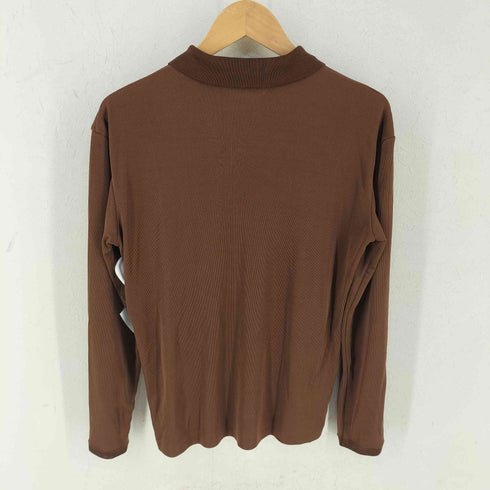 イッセイミヤケ ISSEY MIYAKE 96SS レーヨンポリ L/S ポロシャツ レディース M