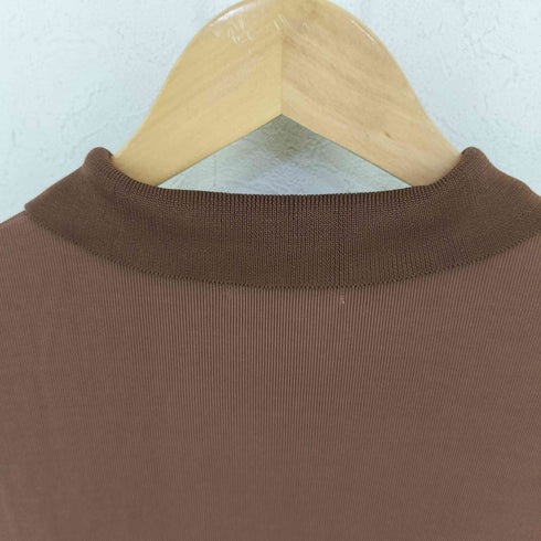 イッセイミヤケ ISSEY MIYAKE 96SS レーヨンポリ L/S ポロシャツ レディース M
