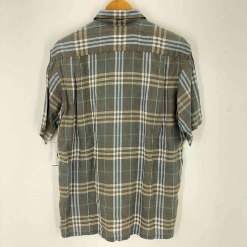 バーバリーロンドン BURBERRY LONDON ワンポケットS/Sチェックシャツ メンズ L