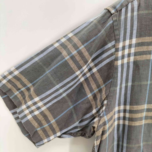 バーバリーロンドン BURBERRY LONDON ワンポケットS/Sチェックシャツ メンズ L