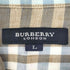 バーバリーロンドン BURBERRY LONDON ワンポケットS/Sチェックシャツ メンズ L