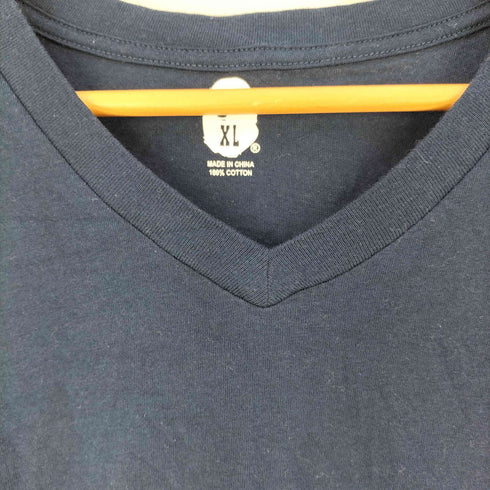 アベイシングエイプ A BATHING APE シングルステッチ ブランク Vガゼット Tシャツ メンズ JPN:XL