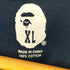 アベイシングエイプ A BATHING APE シングルステッチ ブランク Vガゼット Tシャツ メンズ JPN:XL