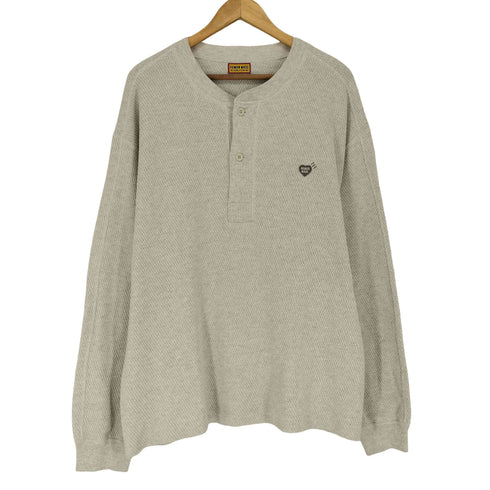 ヒューマンメイド HUMAN MADE 26SS HENLEY NECK SHIRT メンズ JPN:M