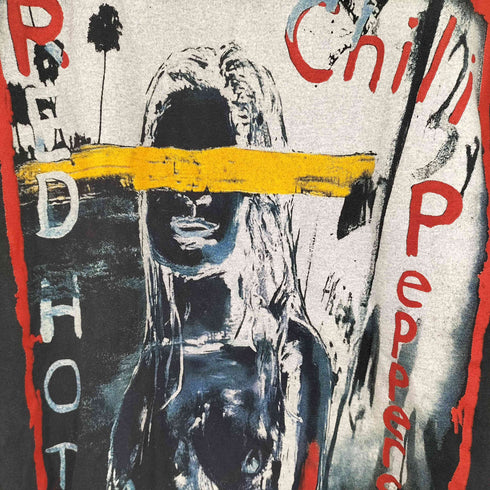 裾シングル バンドプリント L/S Tシャツ メンズ import:XL