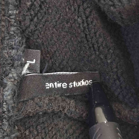 エンタイアスタジオ entire studios フルスウェットパンツ ウォッシュド ブラック メンズ L