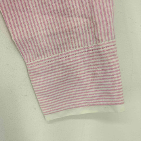 ザラ ZARA クロップド ストライプシャツ レディース import:XS