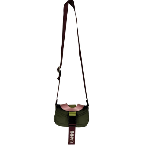 ガニー Ganni Recycled Tech Mini Satchel レディース FREE