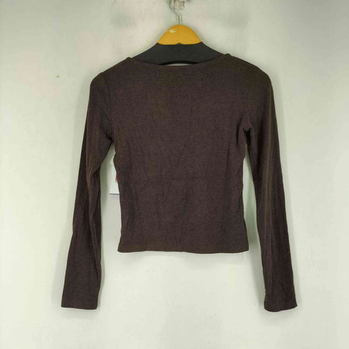 レースアップデザイン L/S カットソー Y2K レディース