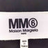 エムエムシックスメゾンマルジェラ MM6 Maison Margiela 18SS サテン切替 ドッキングカーディガン レディース S
