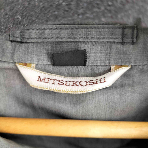 ミツコシ MITSUKOSHI ステンカラーコート メンズ BE6