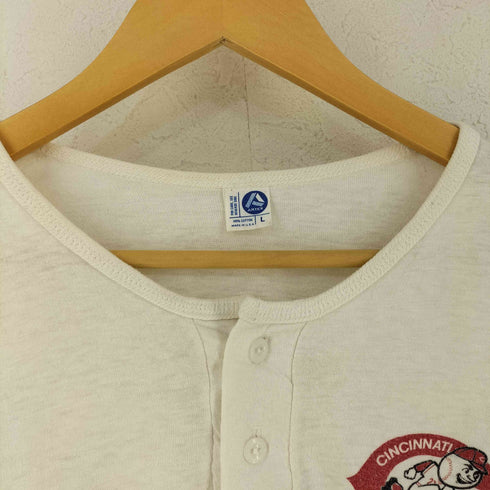アーテックス ARTEX 70s MLB ヘンリーネック Tシャツ メンズ L