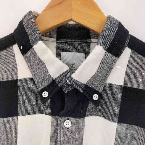 ユニフォームエクスペリメント uniform experiment FLANNEL CHECK DRIPPING B.D SHIRT メンズ JPN:3