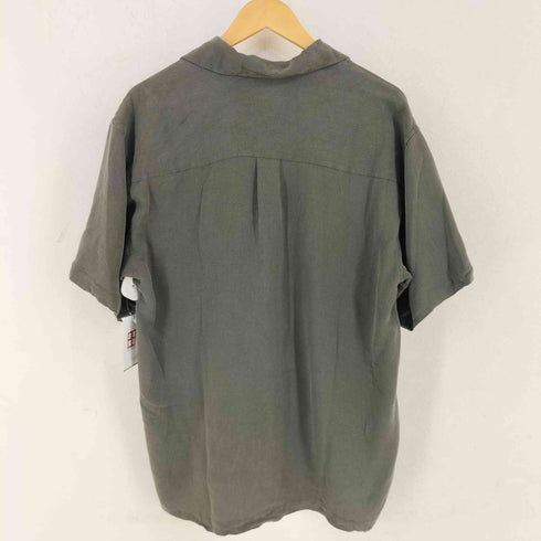 RIGGINGS シルク100 オープンカラーシャツ メンズ M
