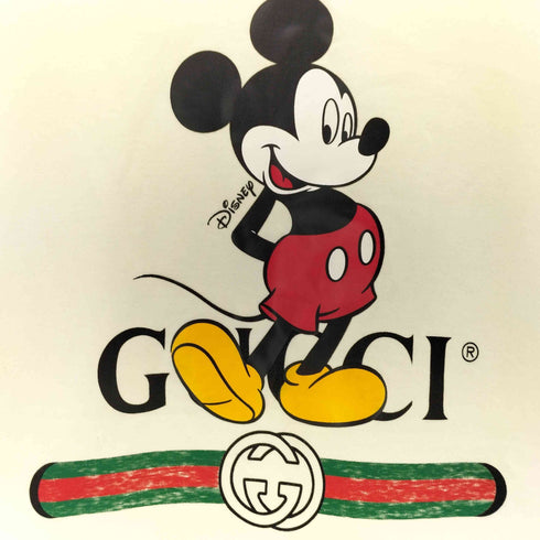 グッチ GUCCI キャラクタープリントクルーネックTシャツ メンズ import:S