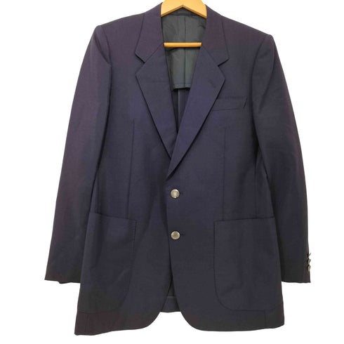 ランバン LANVIN ウールモヘヤ 背抜き 2B テーラードジャケット メンズ S50-26