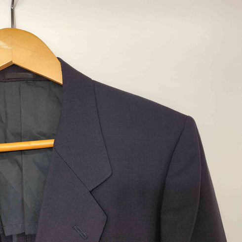 ランバン LANVIN ウールモヘヤ 背抜き 2B テーラードジャケット メンズ S50-26