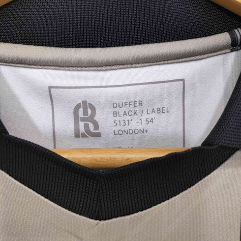 ザダファーオブセントジョージ The DUFFER of ST.GEORGE 25SS BLACK LABEL ロゴ刺繍 ゲームシャツ メンズ JPN:M