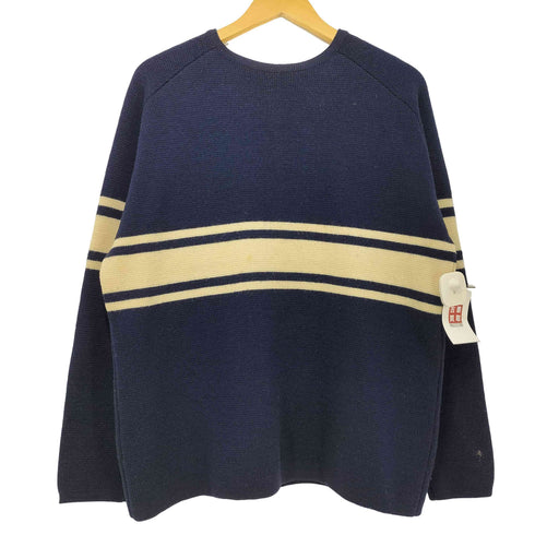 SKANE ウール100 ボーダー ニット セーター メンズ import:L