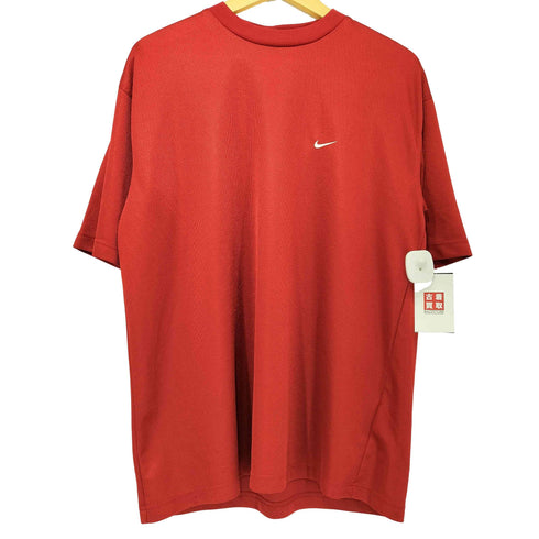 ナイキ NIKE 00s スウォッシュ 刺繍 メッシュ S/S Tシャツ メンズ JPN:L