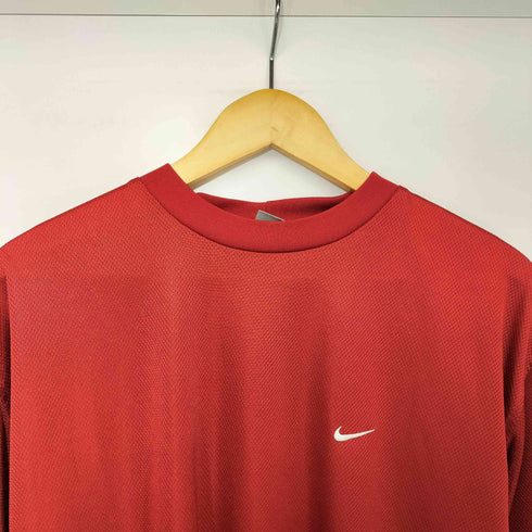 ナイキ NIKE 00s スウォッシュ 刺繍 メッシュ S/S Tシャツ メンズ JPN:L