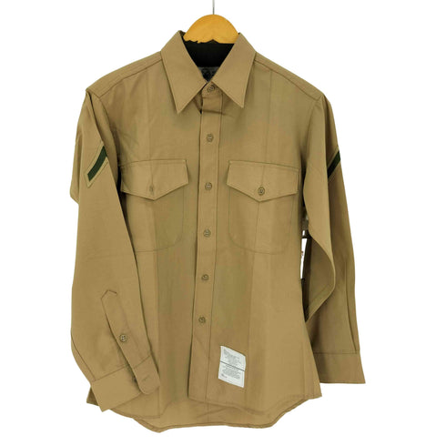 ユーエスアーミー U.S. ARMY defense logistics agency ミリタリードレスシャツ メンズ 15.5X33