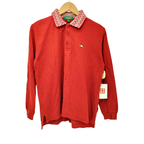 ケンゾーゴルフ KENZO GOLF ワンポイント鹿の子L/Sポロシャツ レディース JPN:2