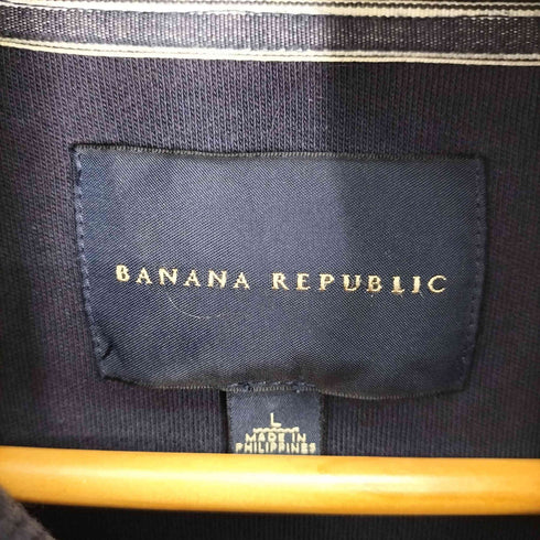 バナナリパブリック BANANA REPUBLIC 異素材切替 マルチポケット 比翼ジップ ミリタリー ジャケット ダブルジップ メンズ import:L