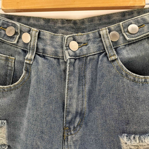 Theater code ダメージ加工デニムパンツ メンズ L