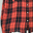 ザラ ZARA フラワービジュー スナップボタン チェックL/Sシャツ レディース import:L