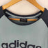 アディダス adidas 00s 万国旗タグ ロゴプリント ツートン ラグランロングスリーブTシャツ メンズ import:M