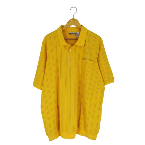 キングサイズ KINGSIZE 切替 半袖ポロシャツ メンズ 2XL
