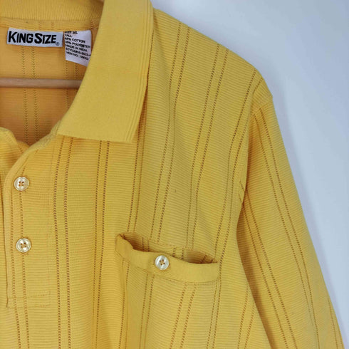 キングサイズ KINGSIZE 切替 半袖ポロシャツ メンズ 2XL