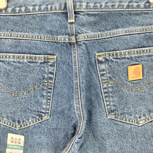 カーハート Carhartt RELAXED-FIT TAPERED-LEG DENIM PANTS メンズ 30/30