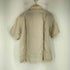 フェアファクス FAIRFAX リネン100% オープンカラー S/S シャツ メンズ import:L