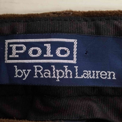 ポロバイラルフローレン Polo by RALPH LAUREN 90s GENUINE LEATHER コインポケット レザー スウェードパンツ メンズ 35/34