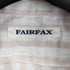 フェアファクス FAIRFAX リネン100% ストライプ オープンカラー S/S シャツ メンズ import:L