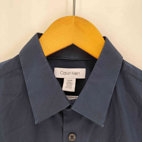 カルバンクライン CALVIN KLEIN The Stretch-Cotton Shirt Slim Fit ザ ストレッチ コットン シャツ スリム フィット メンズ import:S
