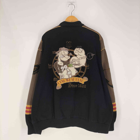 ポパイ POPEYE 00s JH Design スタッズ レーシングジャケット メンズ 3XL