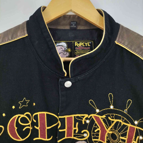 ポパイ POPEYE 00s JH Design スタッズ レーシングジャケット メンズ 3XL